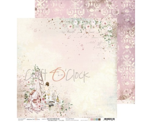 Набор бумаги "Love Me Forever" 30,5 х 30,5 см., 6 листов, Craft O'Clock