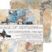 Набор бумаги "Age of Gentleman" 20,3 х 20,3 см., 5 листов, 1/3 набора, Craft O'Clock