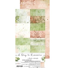 Набор фоновой бумаги "A Day to Remember" 15,5*30,5 см, 1/3 набора, 6 листов, Craft O'Clock