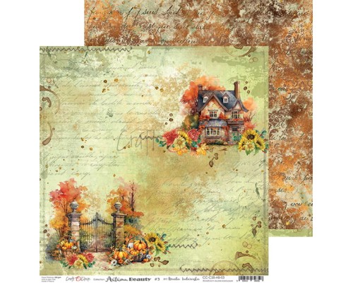 Набор бумаги "Autumn Beauty" 30,5*30,5 см., 6 листов, Craft O'Clock