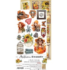 Набор для вырезания "Autumn Beauty" 15,5*30,5 см, 1/2 набора, 6 листов, Craft O'Clock