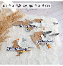 Нож для вырубки "Море. Чайки", ScrapMania