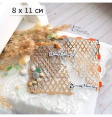 Нож для вырубки "Море. Сеть с крепежами", ScrapMania