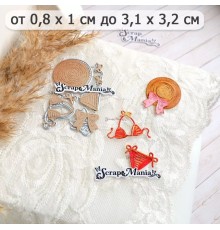 Нож для вырубки "Пляж. Купальник и шляпа", ScrapMania