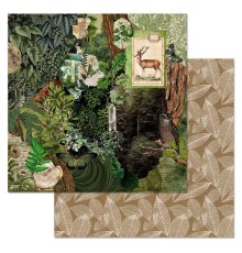 Бумага двусторонняя "Заповедник. Дыхание леса", ScrapMania