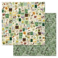 Бумага двусторонняя "Заповедник. Филателия", ScrapMania