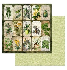 Бумага двусторонняя "Заповедник. Ярлыки", ScrapMania