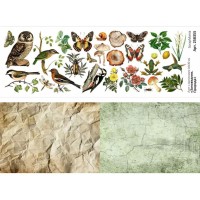 Лист с картинками 10*30 см "Заповедник. Природа", ScrapMania