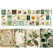 Лист с картинками 10*30 см "Заповедник. Марки", ScrapMania
