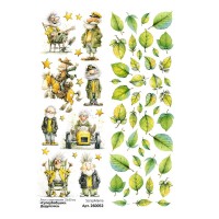 Лист с картинками 10*30 см "СуперБабушка. Дедулечка", ScrapMania