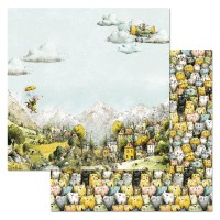 Бумага двусторонняя "СуперБабушка. Так интереснее", ScrapMania