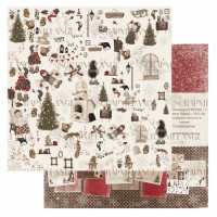 Лист для вырезания, коллекции "Колючий праздник", ScrapMelange