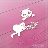 Набор чипборда "В стране чудес. Кот", 2 эл., СкрапМагия