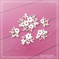 Набор чипборда "Букет", 5 эл., СкрапМагия