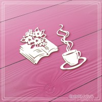 Набор чипборда "За чашечкой кофе", 2 эл., СкрапМагия