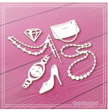 Набор чипборда "Женские штучки", 6 эл., СкрапМагия