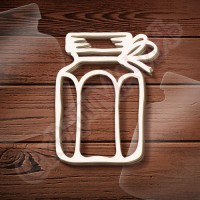 Заготовка для шейкера "Баночка",  СкрапМагия