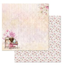 Бумага двусторонняя "Маленькая королева. Улыбайся", ScrapMania