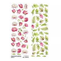 Лист с картинками 10*30 см "Маленькая королева. Цветы", ScrapMania