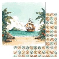 Бумага двусторонняя "Маленький пират. На горизонте", ScrapMania