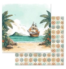 Бумага двусторонняя "Маленький пират. На горизонте", ScrapMania