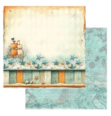 Бумага двусторонняя "Маленький пират. Палуба", ScrapMania