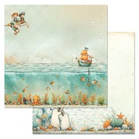 Бумага двусторонняя "Маленький пират. Йо-хо-хо", ScrapMania