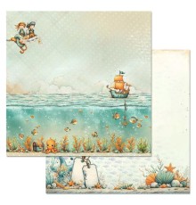 Бумага двусторонняя "Маленький пират. Йо-хо-хо", ScrapMania