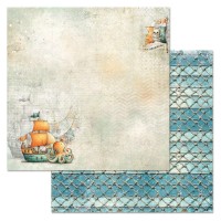 Бумага двусторонняя "Маленький пират. Осьминог", ScrapMania