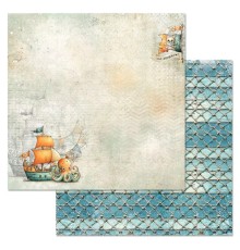 Бумага двусторонняя "Маленький пират. Осьминог", ScrapMania