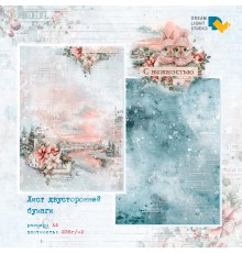 Бумага двусторонняя, коллекции "С нежностью!", DreamLight Studio