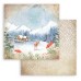 Набор бумаги "Home for the Holidays" 30,5 х 30,5 см., 10 листов, Stamperia