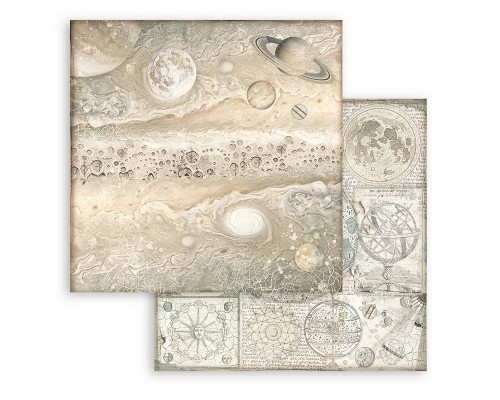 Набор бумаги "Cosmos Infinity Maxi Backgrounds Selection" 30,5 х 30,5 см., 10 листов, Stamperia