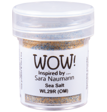 Пудра для эмбоссинга "Sea Salt", непрозрачная, 15мл., WOW!