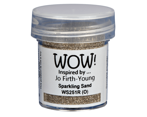 Пудра для эмбоссинга "Sparkling Sand", непрозрачная, 15мл., WOW!