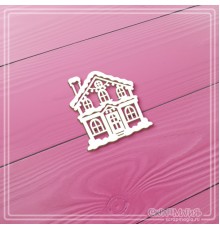 Чипборд "Домик с гирляндами", СкрапМагия