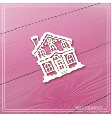 Чипборд "Домик с гирляндами", СкрапМагия