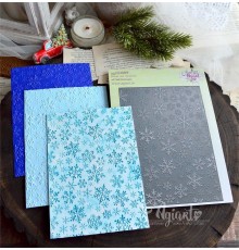 Папка для тиснения 3D "Снегопад" от AgiArt