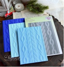 Папка для тиснения 3D "Вязаный мотив" от AgiArt