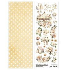 Лист с картинками 10х30 см "Плюшевые малыши. Декорации", ScrapMania