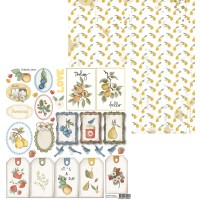 Лист для вырезания, коллекция "Дюшес", 30,5*30,5см., Scrapodelie