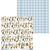 Бумага двусторонняя, коллекция "Дюшес", 30,5*30,5см., Scrapodelie