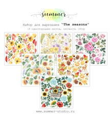 Набор для вырезания "The Seasons", 20*20 см, 1/3 набора, 6 листов, Summer Studio
