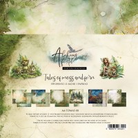 ÐÐ°Ð±Ð¾Ñ€ Ð±ÑƒÐ¼Ð°Ð³Ð¸ "Tales of Moss and Fern" 20,3 Ñ… 20,3 ÑÐ¼., 6 Ð»Ð¸ÑÑ‚Ð¾Ð², 1/2 Ð½Ð°Ð±Ð¾Ñ€Ð°, Alchemy of Art