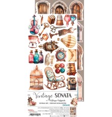 Набор для вырезания "Vintage Sonata" 15,25*31,5 см, 1/2 набора, 9 листов, Craft O'Clock