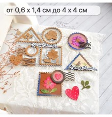 Нож для вырубки "Цветочные марки", ScrapMania