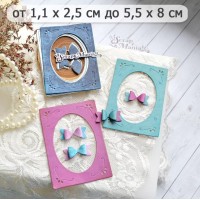 Нож для вырубки "Рамка с бантом", ScrapMania