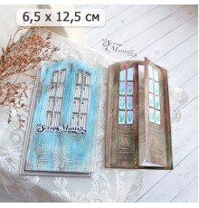 Нож для вырубки "Дверь с тюльпанами", ScrapMania