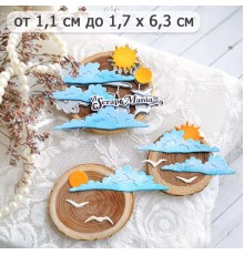 Нож для вырубки "Облака и чайки", ScrapMania