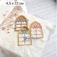 Нож для вырубки "Готика. Окно Кентервильской часовни", ScrapMania